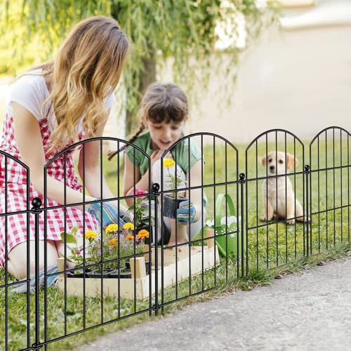 Metal Garden Fence 17 in x 10 ft (100 Foot)