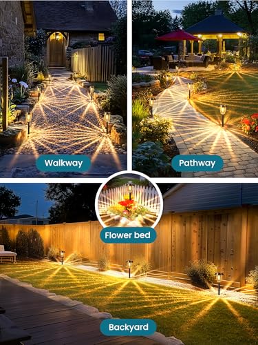 Solar Lights Outdoor Waterproof (6 Count)