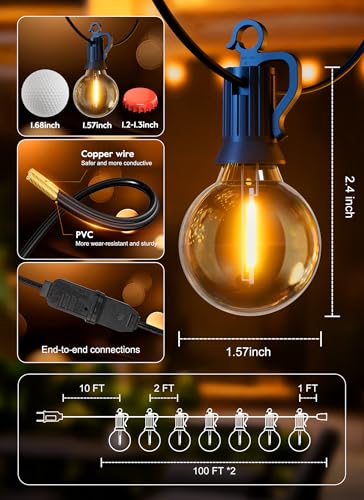 Outdoor String Lights (2 Count)
