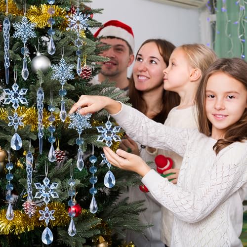 Crystal Christmas Tree Ornaments (18 Count)