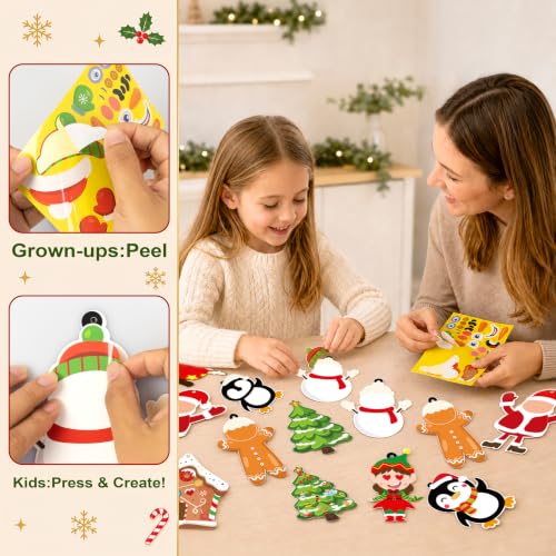 Christmas Crafts for Kids (48 Count)