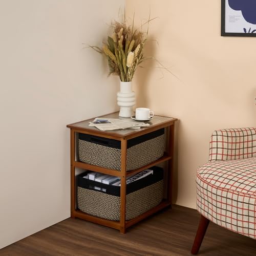 Large Storage Baskets for Shelves (3 Count)