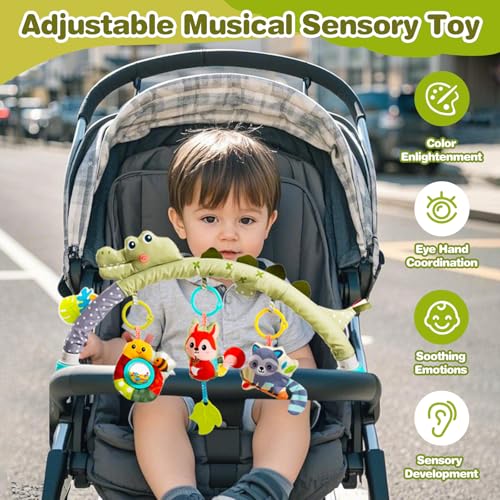 Bassinet Stroller Crib Mobile Toy for Baby 0