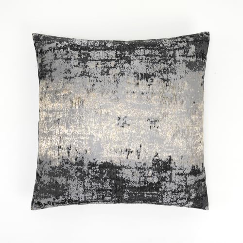 Gold Splashed Industrial Modern Throw Pillow Covers 22x22
