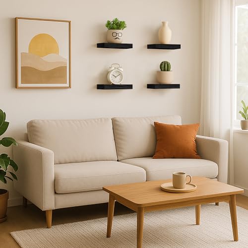 Wood Floating Shelves 12 inch (2 Count)