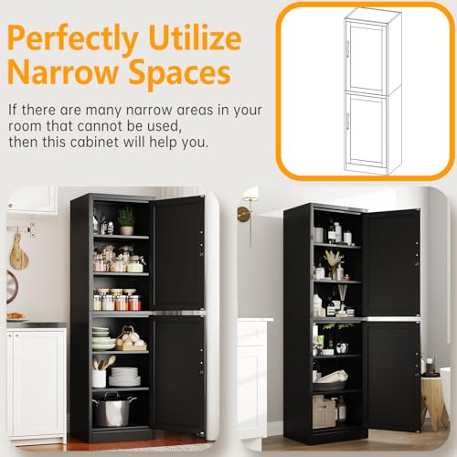 Metal Locker Tall Narrow Storage Cabinet