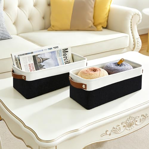 Small Fabric Storage Baskets (4 Count)