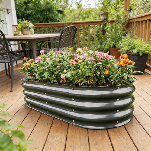 Gardmax 2 Pack Galvanized Raised Garden Bed