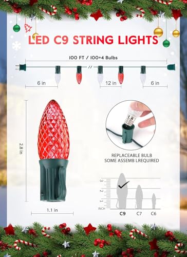 C9 Christmas Lights Outdoor