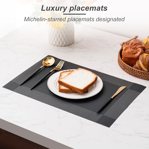 Placemats Set of 4 Washable Indoor (4 Count)