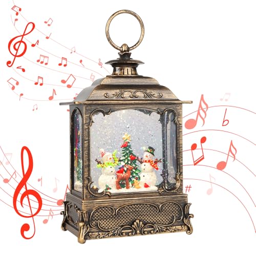 Christmas Snow Globe Lantern