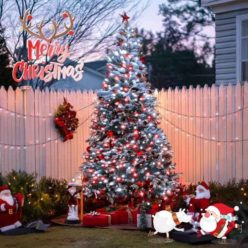 2 Pack Solar Christmas Lights (66 Foot)