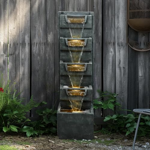 4 Tiers Modern Cascading Indoor