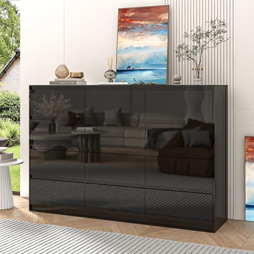 Black Malm Dresser for Bedroom