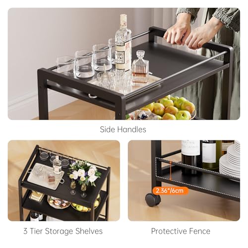 Bar Cart Black