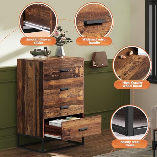 Wood Dresser for Bedroom