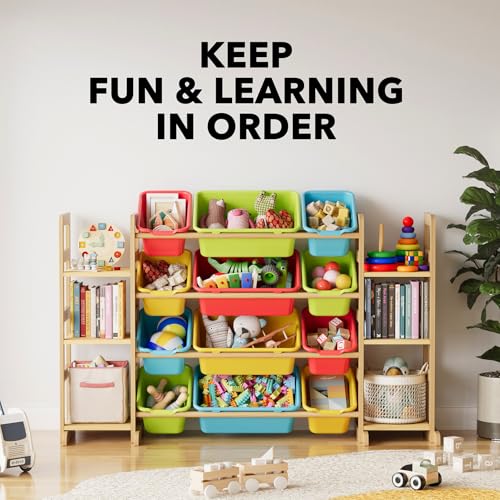 Toy Storage Organizer with 6 Shelves and 12 Bins (6 Count)