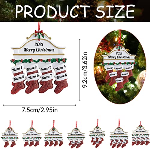 Personalized Christmas Ornaments Family of 2