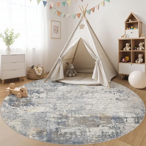 8ft Round Area Rug Living Room Rugs (24 Count)