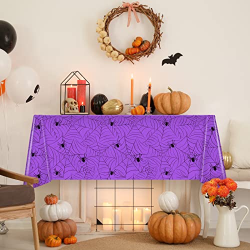 3 Pack Halloween Tablecloth Rectangular Table Halloween Party Decorations (3 Count)