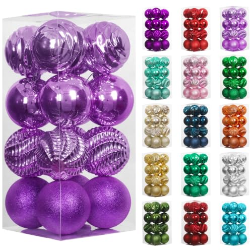 16ct Christmas Balls Ornaments (24 Count)