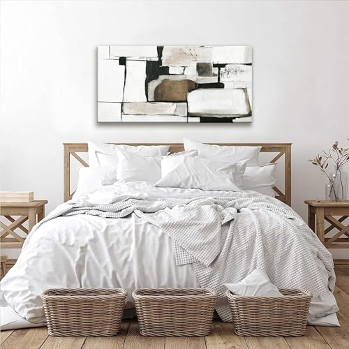 Abstract Canvas Art Wall Decor Modern Minimalist Home Decor Paintings Brown Grey Wall Art Prints Abstract Wall Art Line Art Bedroom Kitchen Office 20"×40"