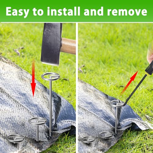 120 PCS Landscape Fabric Stakes (120 Count)