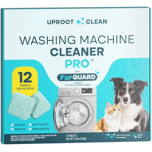 Washing Machine Cleaning Tablets for Pet Owners (24 Count)