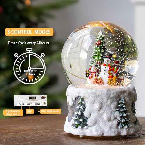 Snowmen Christmas Snow Globe