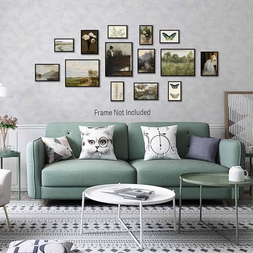 28 PCS Country Botanical Floral Gallery Wall Art (28 Count)