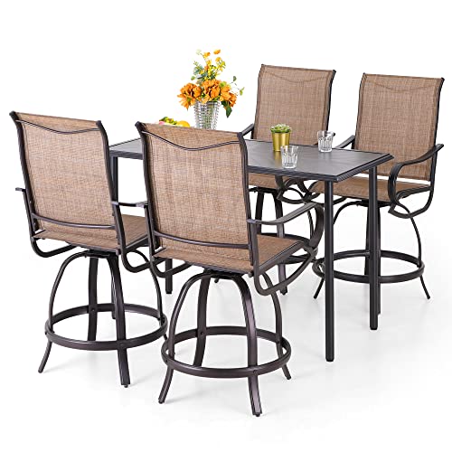 5 Piece Outdoor Patio Bar Set (5 Count)