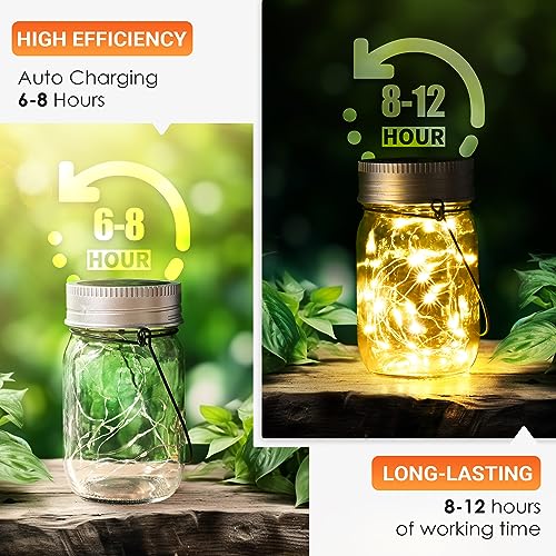 Solar Mason Jar Lights (12 Count)