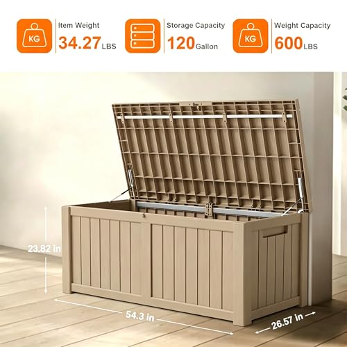 120 Gallon Large Deck Box