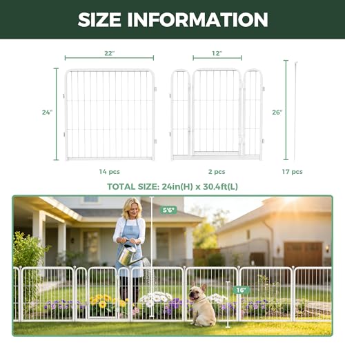 No Dig Garden Fence