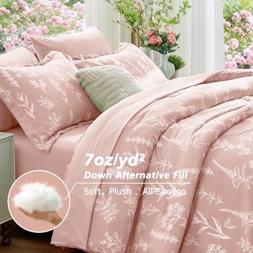 Cameo Pink Full Comforter Set