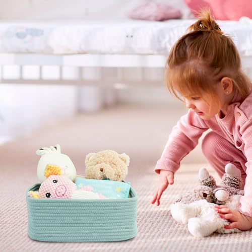 Small Woven Storage Baskets for Shelves (3 Count)
