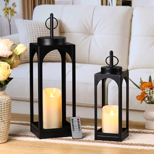 18" 13" Decorative Lanterns Set of 2 (2 Count)