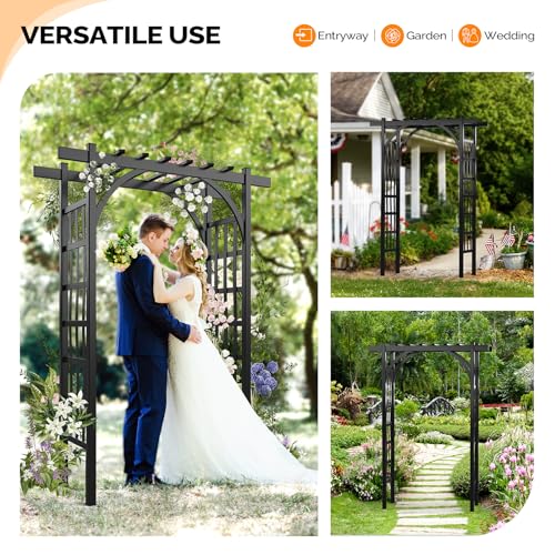 Garden Arbor PVC Wedding Arch for Ceremony Party