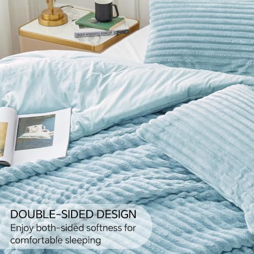 Fleece Oversized Queen Comforter Set