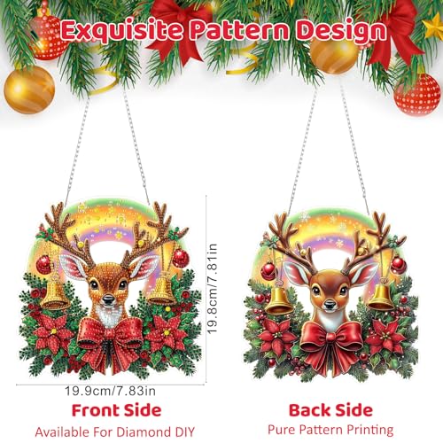 Christmas Hanging Diamond Art Kits for Adult