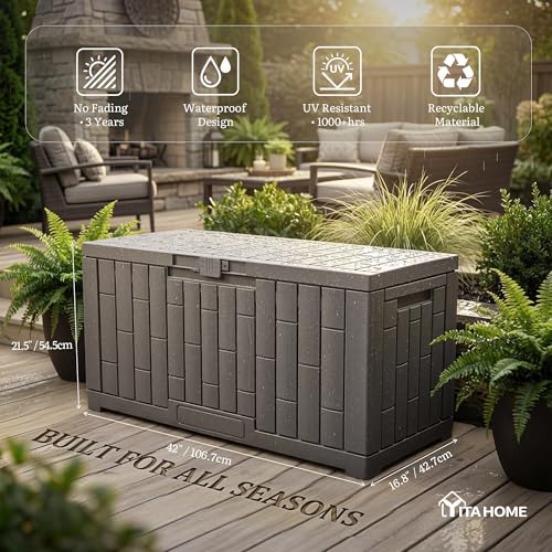 60 Gallon Outdoor Storage Box w