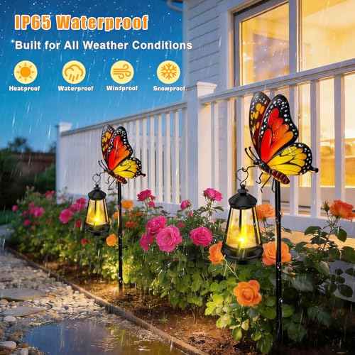 Solar Garden Light Outdoor (2 Count)