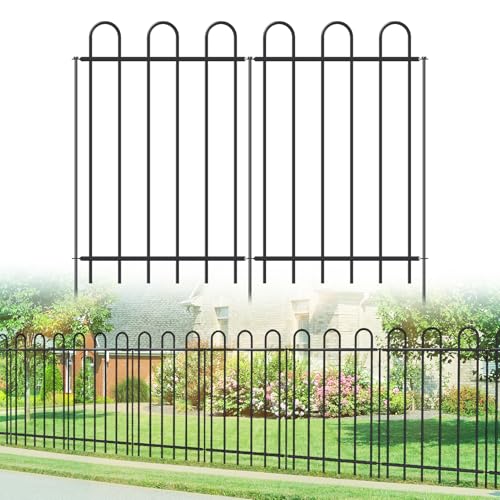 36” x 12’ Outdoor Metal Garden Fence (217.8 sq ft sq ft)
