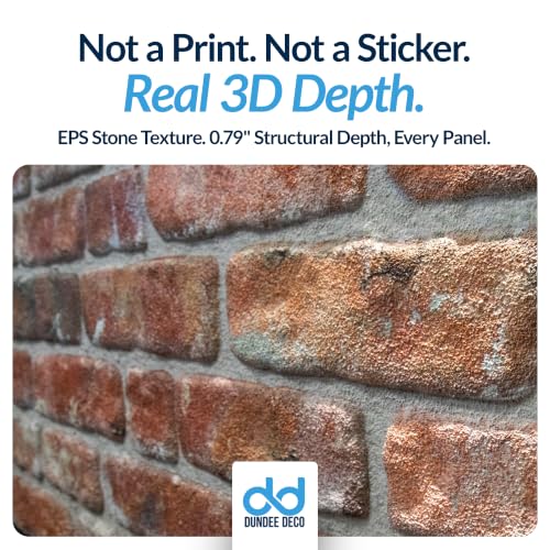 3D Wall Panels Faux Brick (27 Sq Ft)