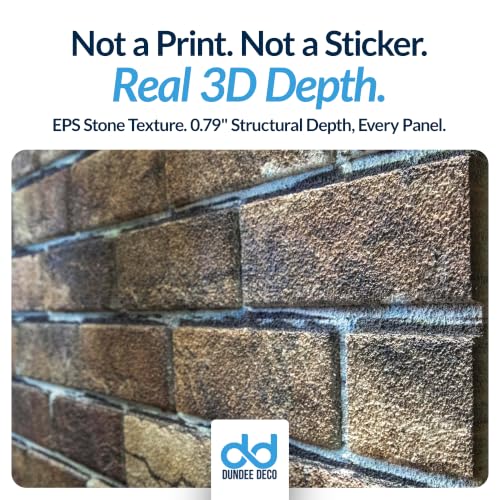 3D Wall Panels Faux Brick (27 Sq Ft)