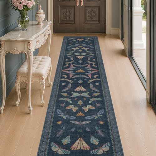 Vintage 2x10 Washable Entryway Indoor Runner Rug (20 Sq Ft)