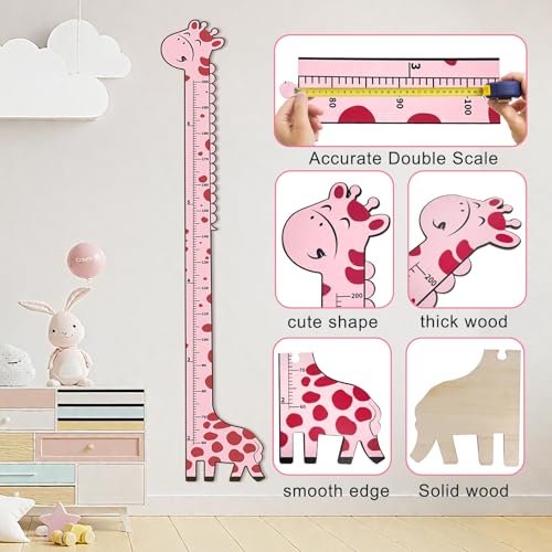 Wooden Growth Chart for Kids (6 Count)