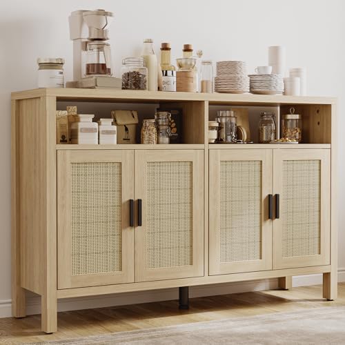 Rattan Buffet Cabinet with Storage