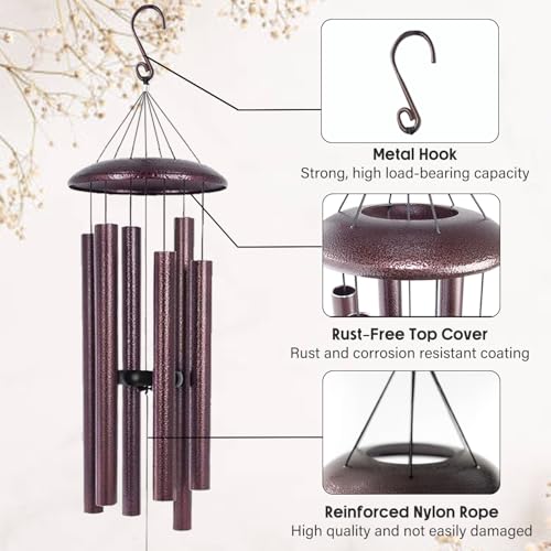 Personalized Memorial Wind Chime for Loss of Loved One 30