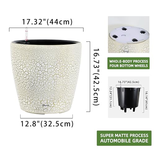 18x17 Self Watering Planter with Wheels